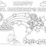 St. Patrick's Day Coloring Page #stpatricksdaycrafts | St.patricks   Free Printable St Patrick Day Coloring Pages