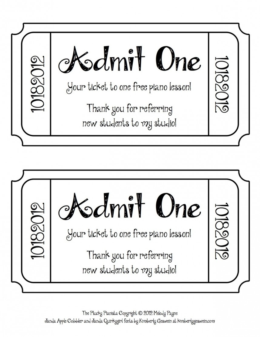 Stirring Free Printable Ticket Template Ideas Airline For Gift Word - Free Printable Admission Ticket Template