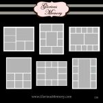 Storyboard Collage Blog Board Photoshop Psd Templates Three 16X20   Free Printable Photo Collage Template