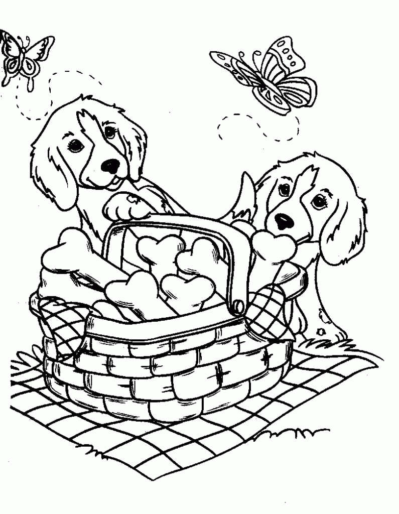 54 Colouring Pages With Dogs Images & Pictures In HD