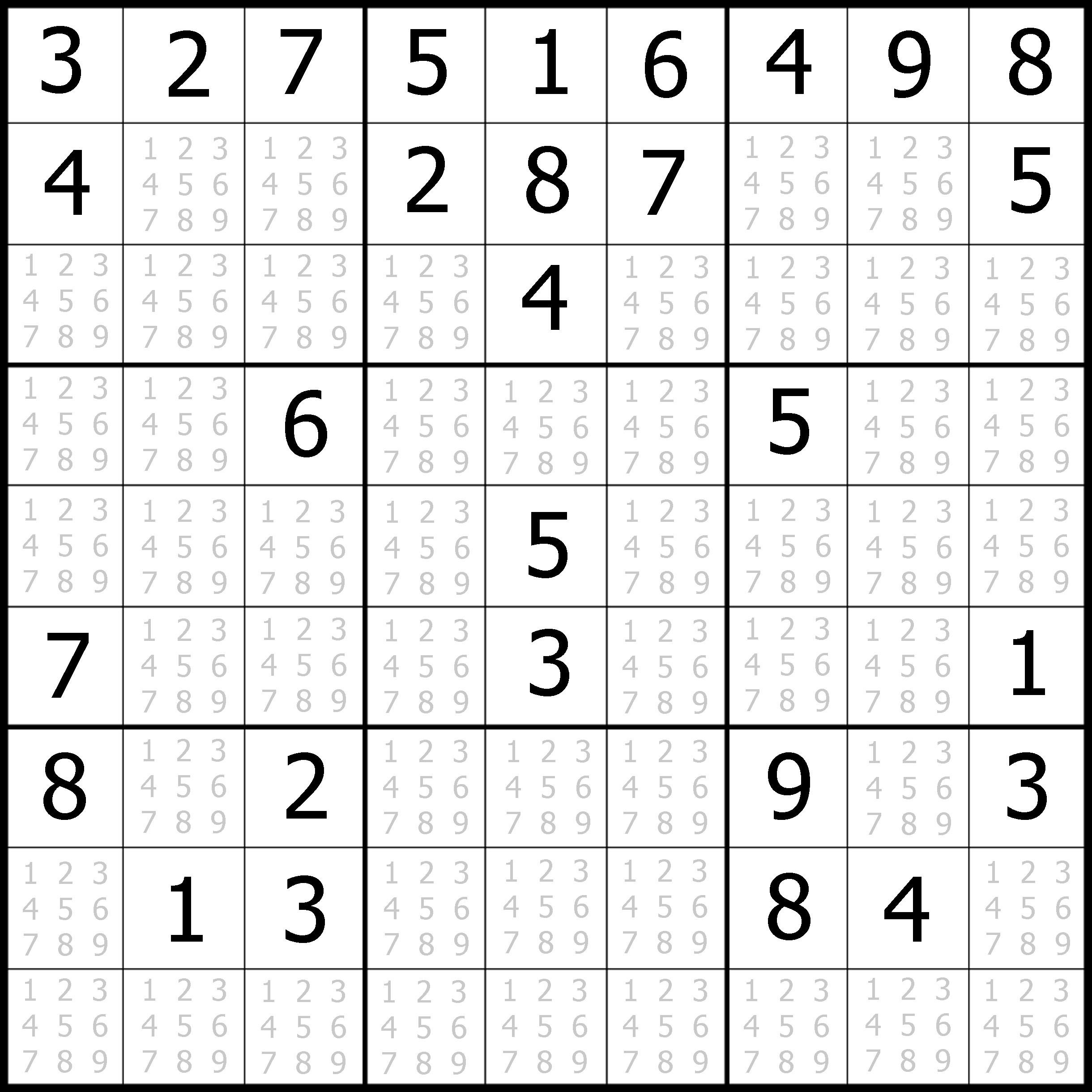 Sudoku Printable | Free, Medium, Printable Sudoku Puzzle #1 | My - Download Printable Sudoku Puzzles Free