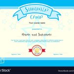 Summer Camp Certificate Format   Demir.iso Consulting.co   Free Printable Camp Certificates