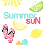 Summer // Free Clip Art Set And Journaling Cards | Fab N' Free   Free Printable Summer Clip Art