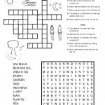 Sunday School Printables | Sunday School Worksheet | Kids Bible   Free Printable Sunday School Crossword Puzzles