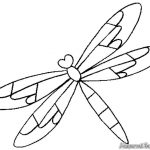 Superb Dragonfly Coloring Pages #6   Free Printable Stained Glass   Free Printable Pictures Of Dragonflies