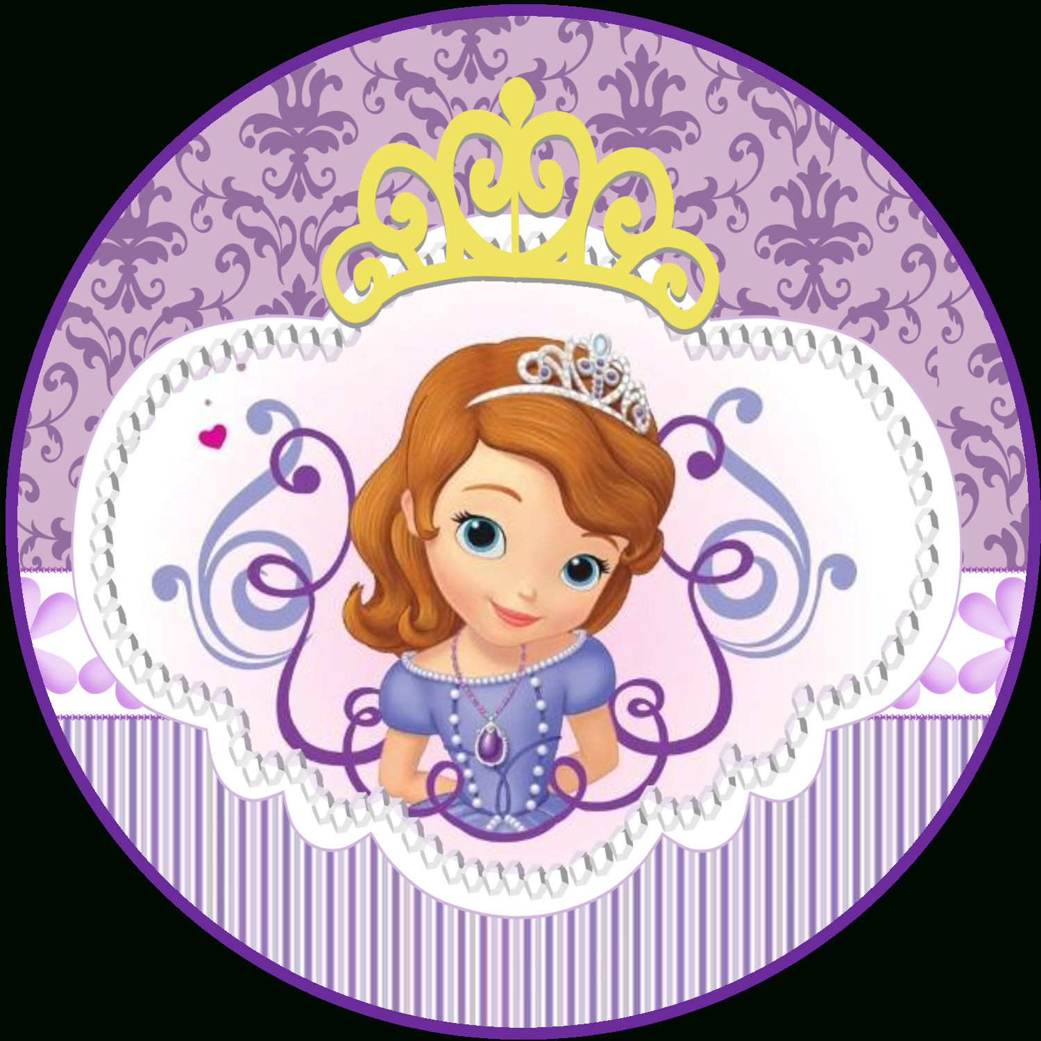 Sofia The First Cupcake Toppers Free Printable Free Printable