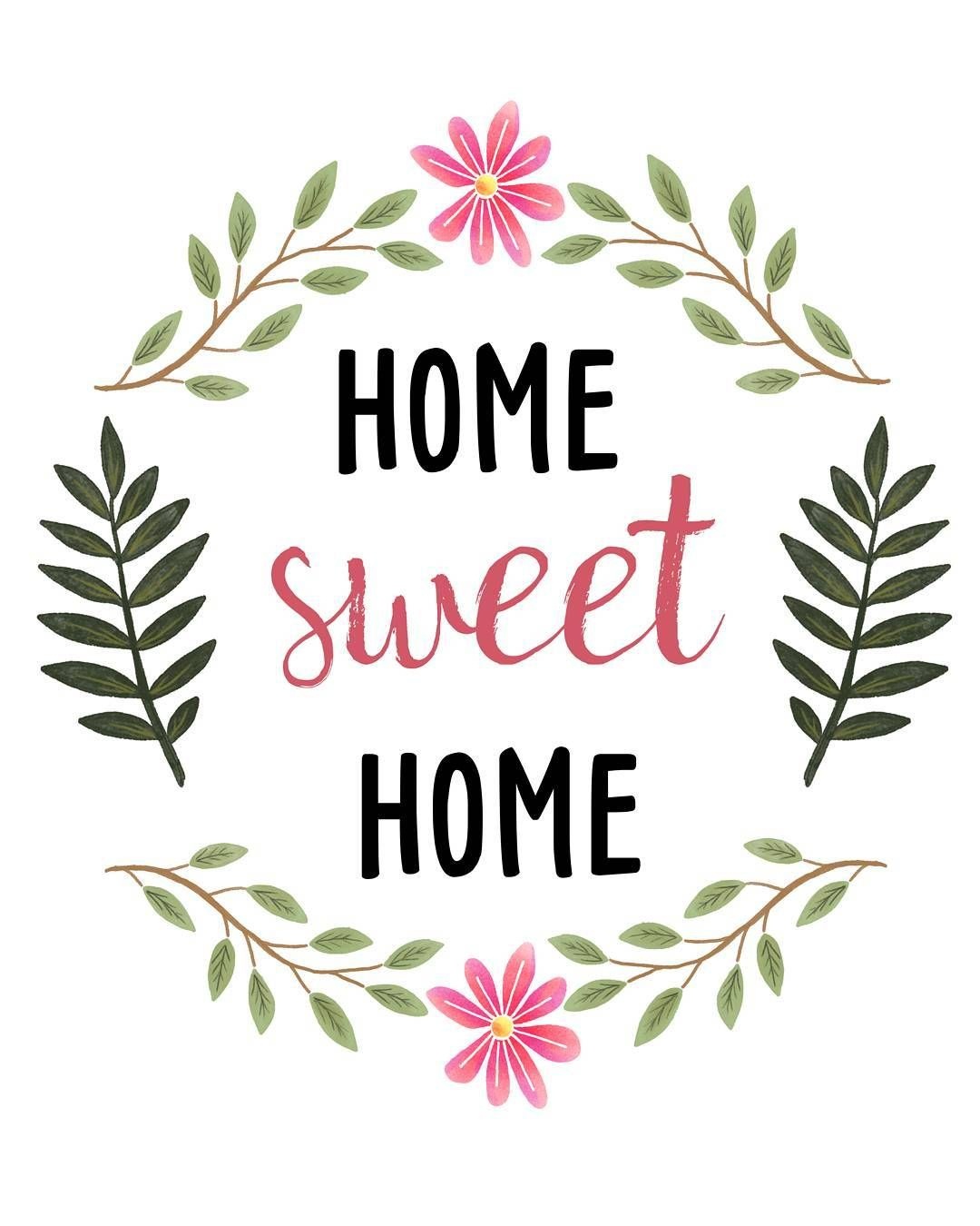 Sweetdailiness: Free Home Sweet Home Printable. Download It At Www - Home Sweet Home Free Printable