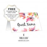 Tableluxe Printable Spring Place Cards   Free Printable Place Cards