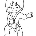 Tai Kwon Do | Tae Kwon Do Colouring Pages | Coloring | Karate Boy   Free Printable Karate Coloring Pages