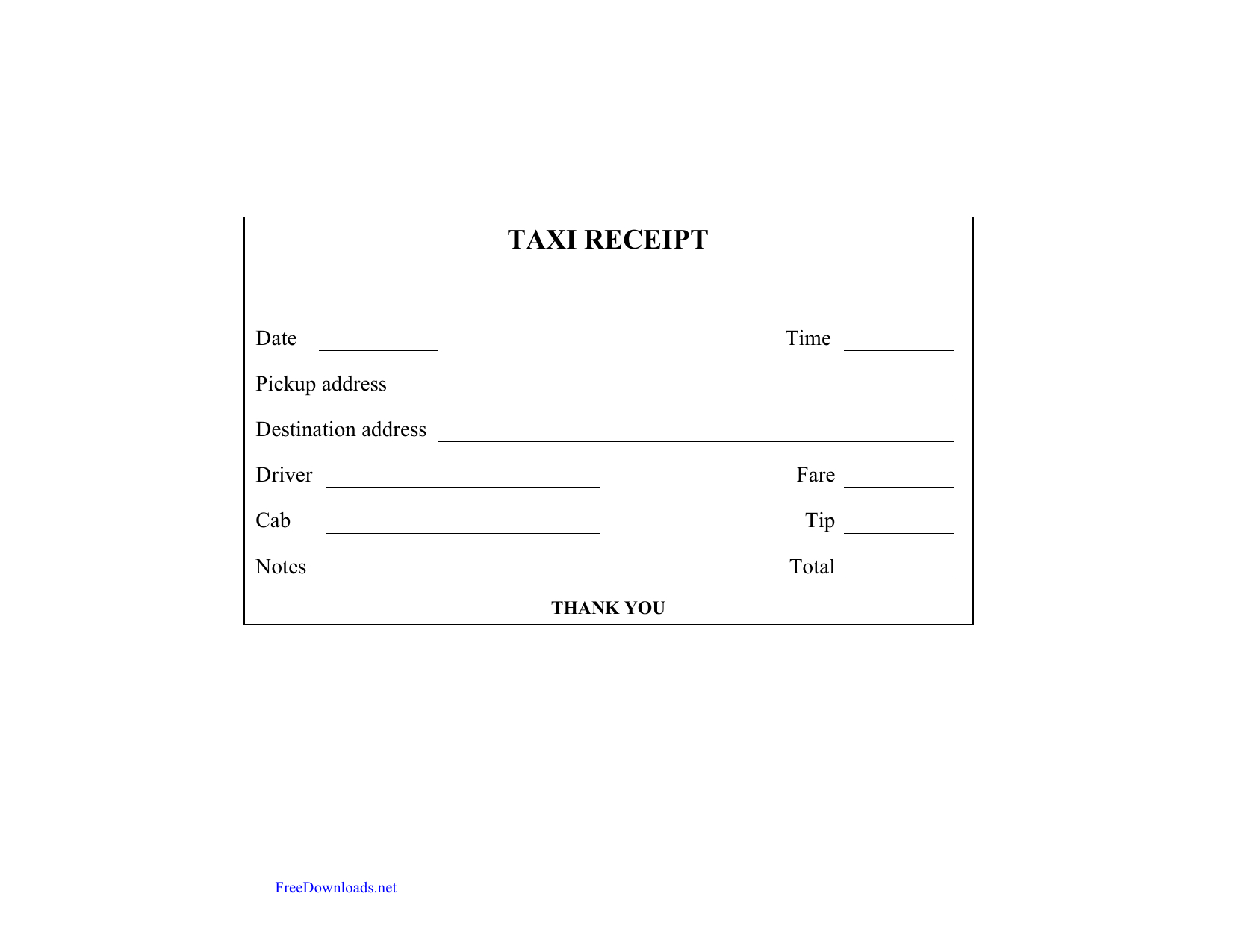 Taxi Cab Receipts Printable - Tutlin.psstech.co - Www Hooverwebdesign Com Free Printables Printable Receipts