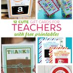 Teacher Gift Card Ideas & Gift Card Holder Printables   Fabulessly   Free Printable Teacher Appreciation Cards