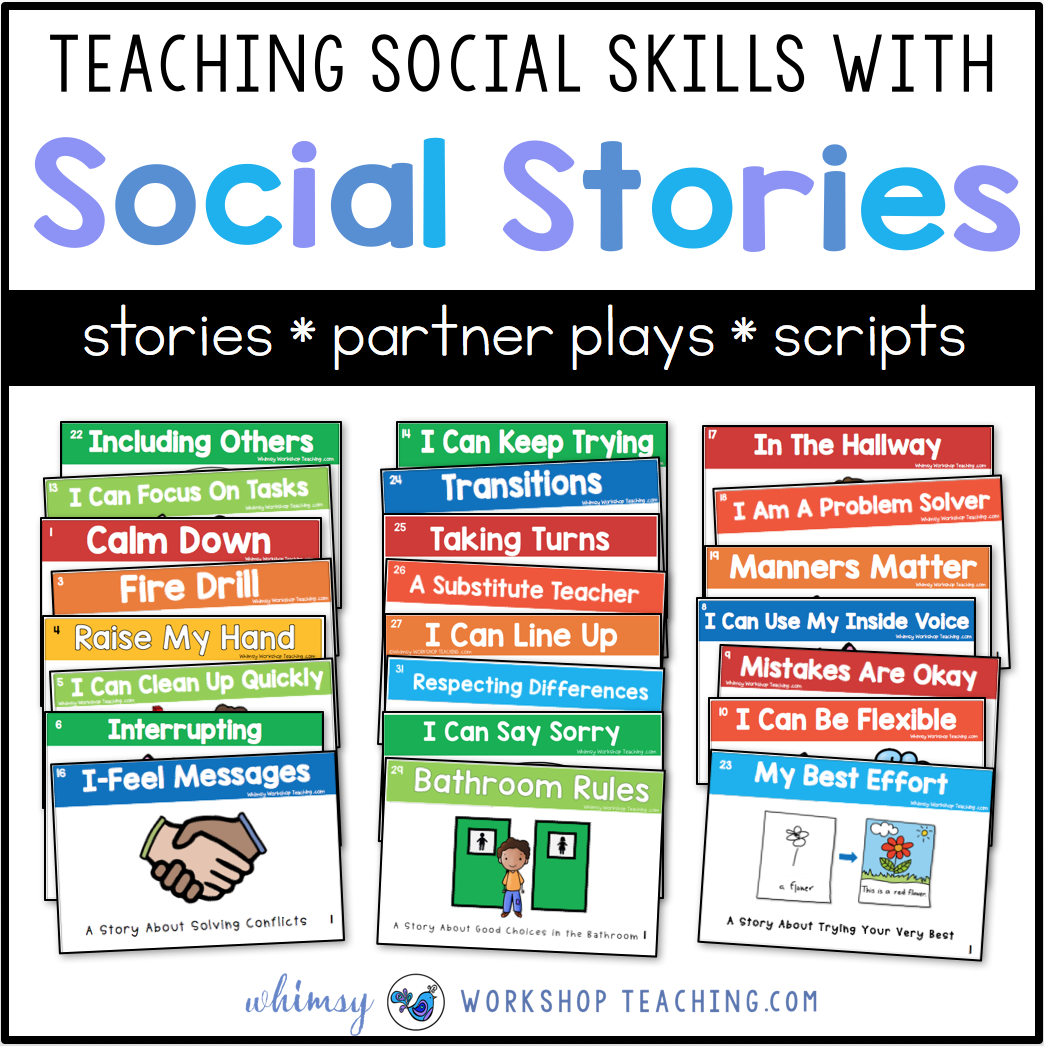 Teaching Social Skills With Social Stories - Whimsy Workshop Teaching - Free Printable Social Stories