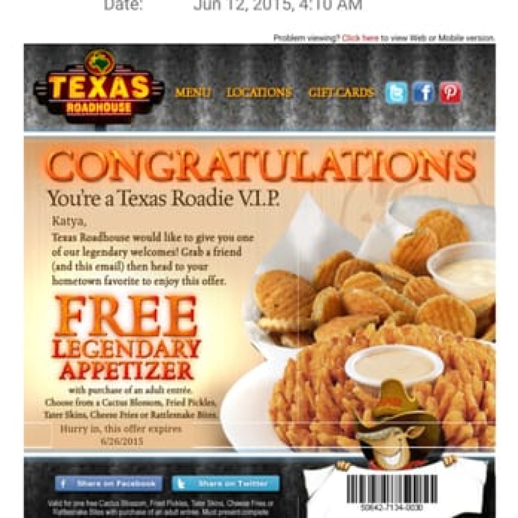 Texas Roadhouse Coupons Living Rich With Coupons Living Rich With 