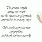 Thank You Funeral Cards   Kaza.psstech.co   Thank You Sympathy Cards Free Printable