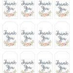 Thank You Gift Tags | Baby Girl Party Ideas | Thank You Tag   Free Printable Thank You Tags Template