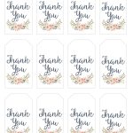 Thank You Gift Tags | Gift Ideas | Thank You Tag Printable, Thank   Free Printable Thank You Tags