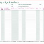 Thank You   Migraine Diary | Migraine | Headache Diary, Migraine   Free Printable Headache Diary