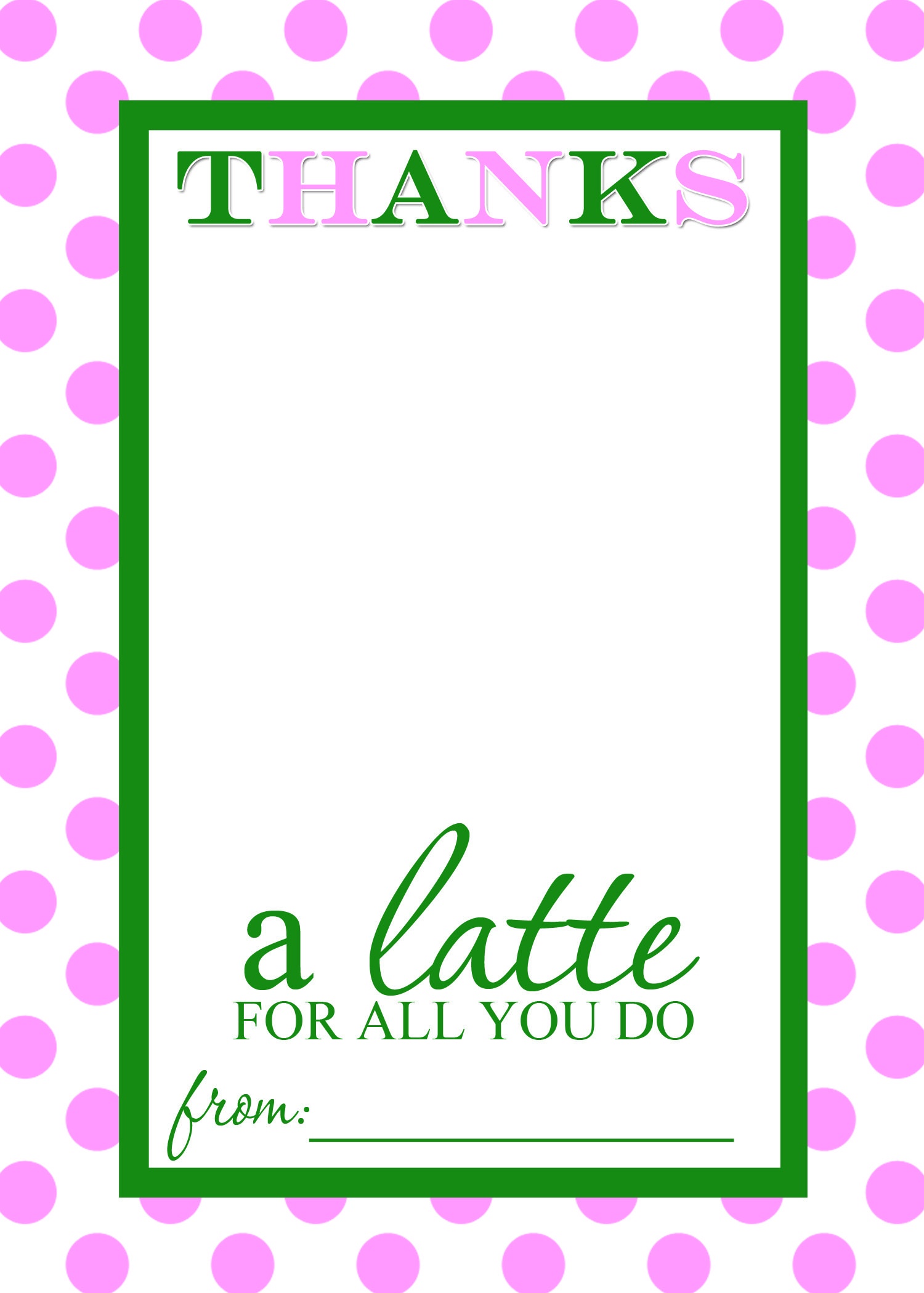 Thanks A Latte Free Printable Gift Card Holder Teacher Gift | Diy - Thanks A Latte Free Printable Card