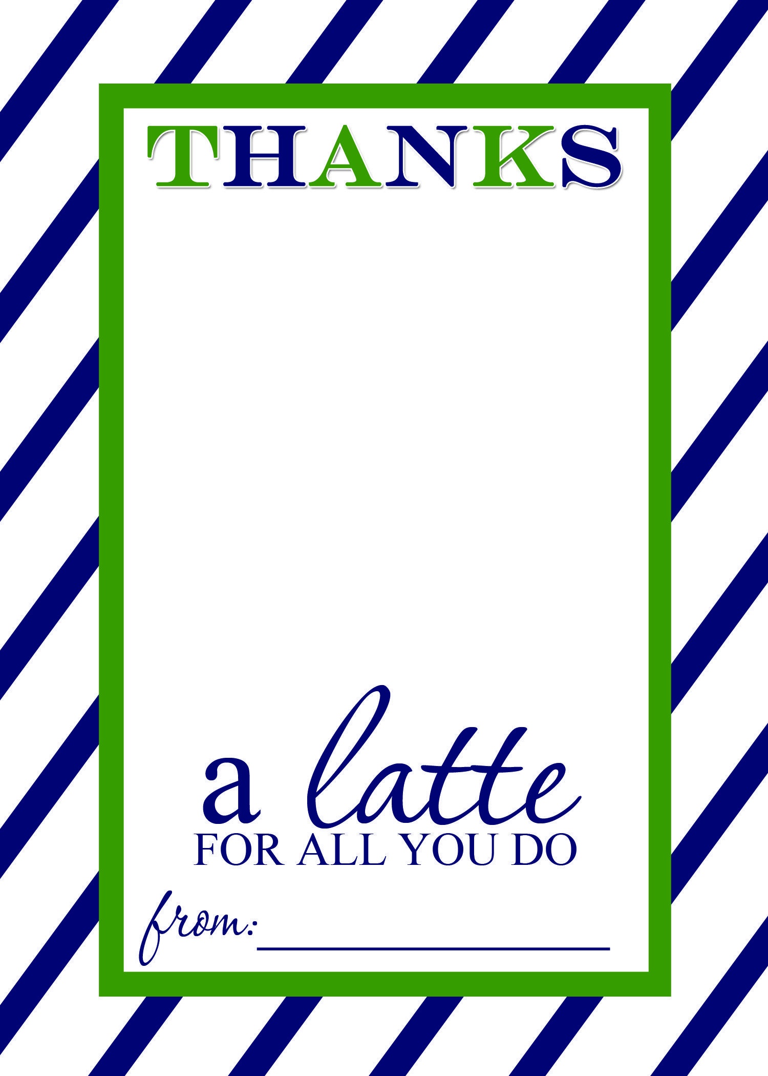 Thanks A Latte Free Printable Gift Card Holder Teacher Gift | Thank - Thanks A Latte Free Printable Card