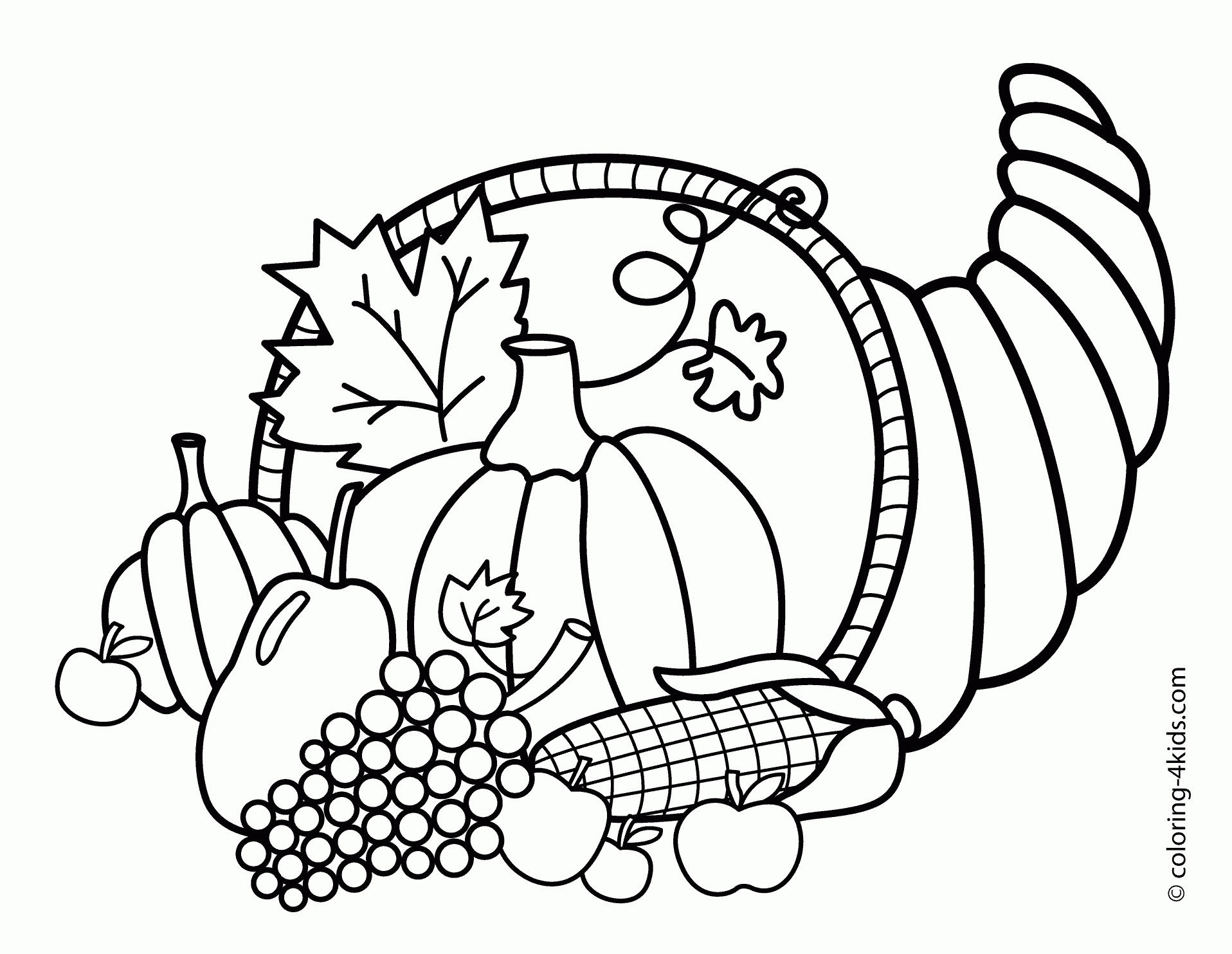 Thanksgiving Coloring Pages 3 Kids Picloud Gallery Of Free Printable - Free Printable Thanksgiving Coloring Pages