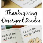 Thanksgiving Printable Emergent Reader To Teach Kids Colors   Thanksgiving Printable Books Free