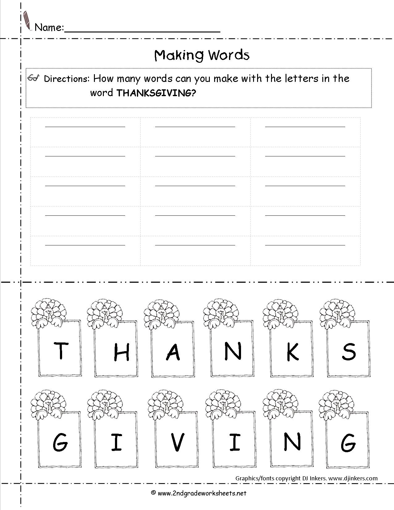 Thanksgiving Printouts From The Teacher&amp;#039;s Guide - Free Printable Thanksgiving Writing Paper