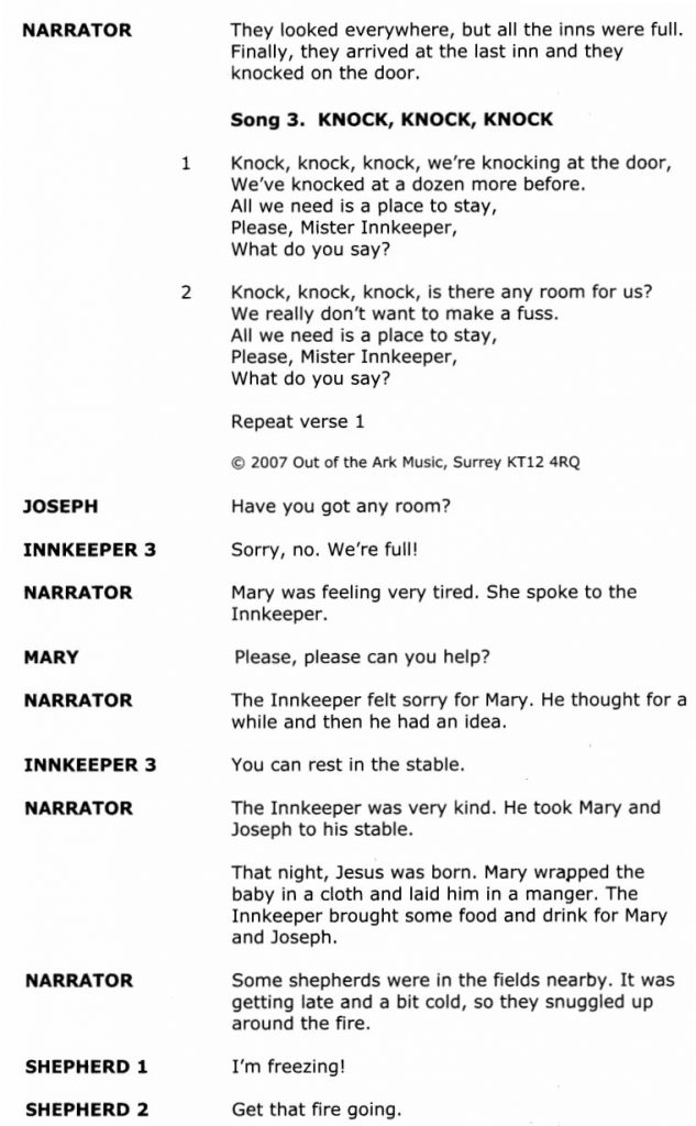 The Nativity Traditional Nativity Christmas Play Free Printable 