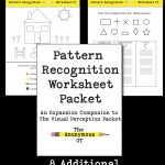 The Pattern Recognition Worksheet Packet   Your Therapy Source   Free Printable Form Constancy Worksheets