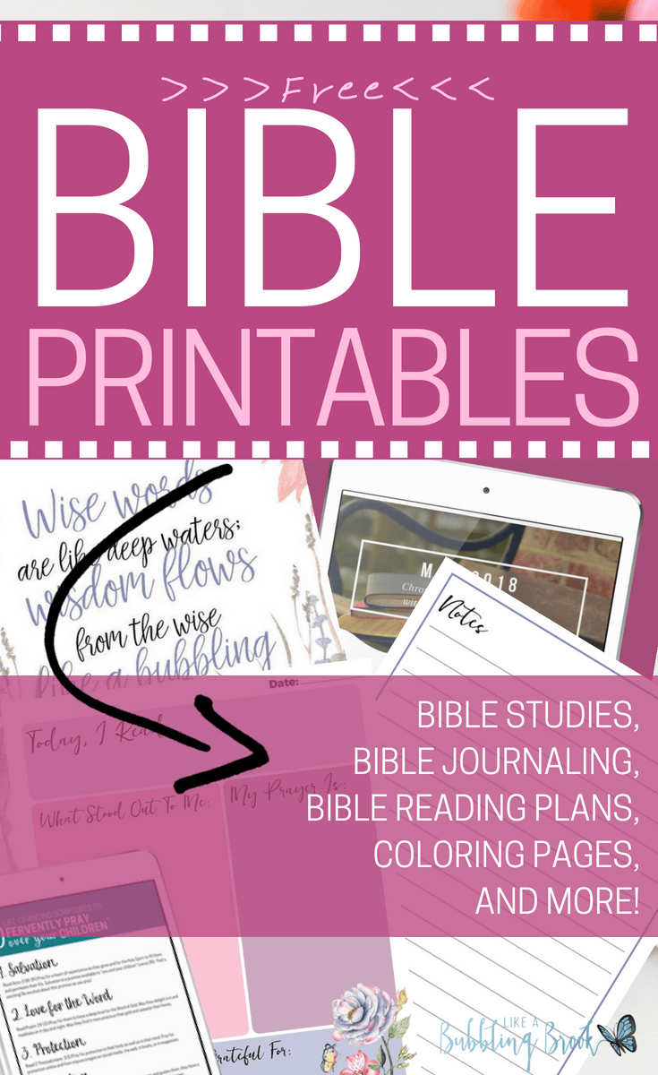 The Ultimate List Of Free Bible Printables - Free Printable Bible Studies For Women