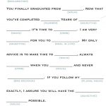 These Mad Libs Are Perfect For Any Graduation Party. | Gradation Mad   Free Printable Graduation Party Games