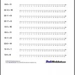 These Simple Subtraction Worksheets Introduce Subtraction Concepts   Free Printable Number Line For Kids