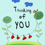 Thinking Of You   Love Card (Free) | Greetings Island   Free Printable Love Greeting Cards