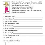 This Is Amy   Simple Reading Comprehension Worksheet   Free Esl   Free Printable English Lessons For Beginners