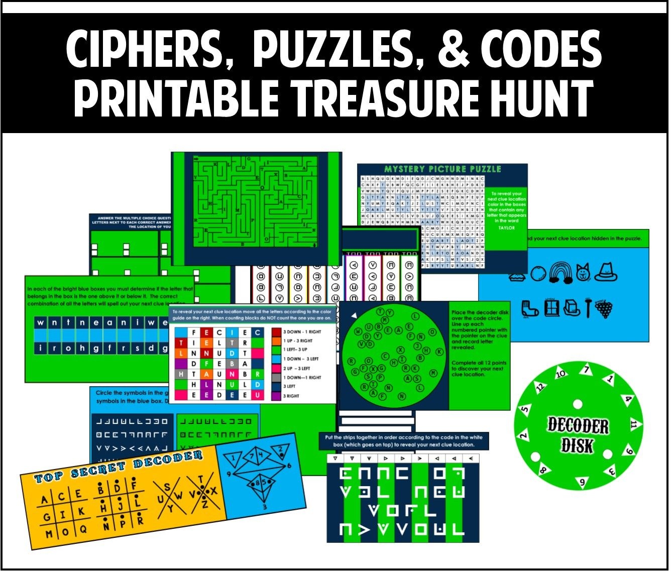 Printable Escape Room Free | Free Printable