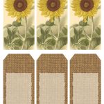 Those Who Bring Sunshine" ~ Printable Sheet Of 6 Sunflower And   Free Printable Sunflower Template