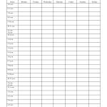 Time Management Weekly Schedule Template … | Bobbies Wish List | Weekl…   Free Printable Time Tracking Sheets