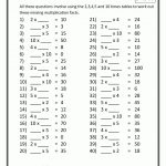 Times Tables Worksheets From Mathsalamanders | Numbers   Free Printable Maths Worksheets Ks1