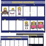 Toddler Bedtime Routine Chart Sequencing Activity   Fun With Mama   Free Printable Schedule Cards For Preschool