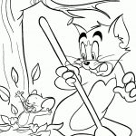 Tom And Jerry Fall Coloring Pages For Kids, Printable Free   Free Printable Tom And Jerry Coloring Pages