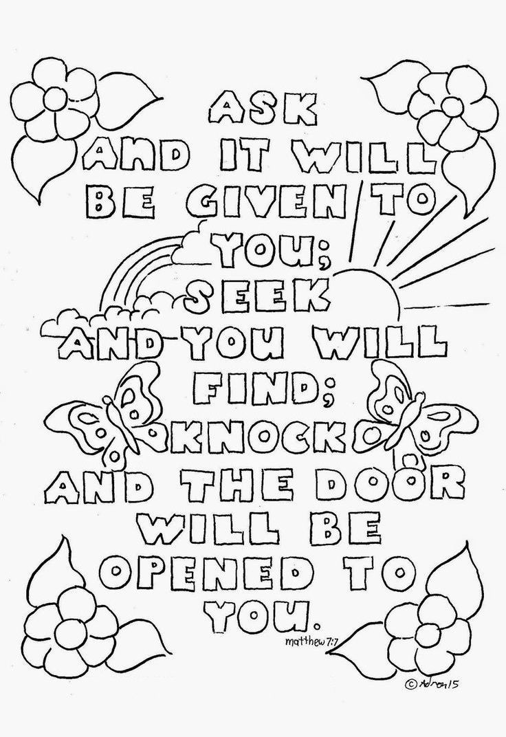 Top 10 Free Printable Bible Verse Coloring Pages Online | Coloring - Free Printable Bible Coloring Pages With Scriptures