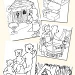 Top 10 Free Printable Goldilocks And The Three Bears Coloring Pages   Free Printable Goldilocks And The Three Bears Story