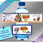 Toy Story Buzz Lightyear ~ Water Bottle Labels ~ Birthday Party Baby   Free Printable Toy Story Water Bottle Labels