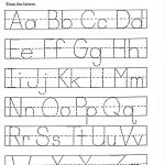 Trace Letter Worksheets Free | Reading And Phonics | Pre K Math   Free Printable Abc Worksheets