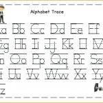 Tracing The Alphabet Printable – Cartofix.club   Free Printable Traceable Letters