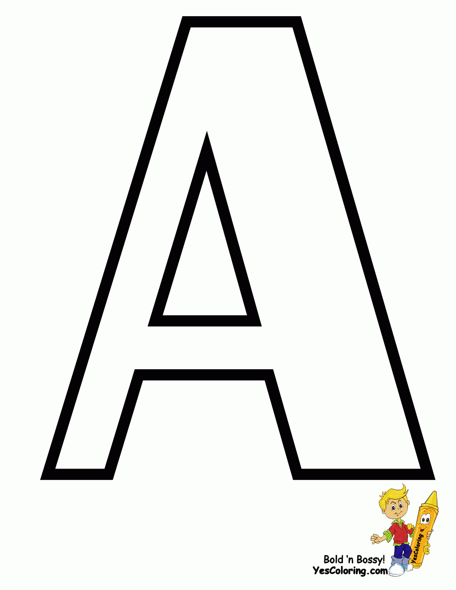 Traditional Free Alphabet Coloring Pages | Learn Alphabets| Numbers - Free Printable Alphabet Letters Coloring Pages