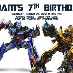 Transformers Birthday Invitation Template | Party   Alistairs 5Th   Transformers Party Invitations Free Printable