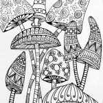 Trippy Mushroom Coloring Pages Free | Free Coloring Books   Free Printable Mushroom Coloring Pages