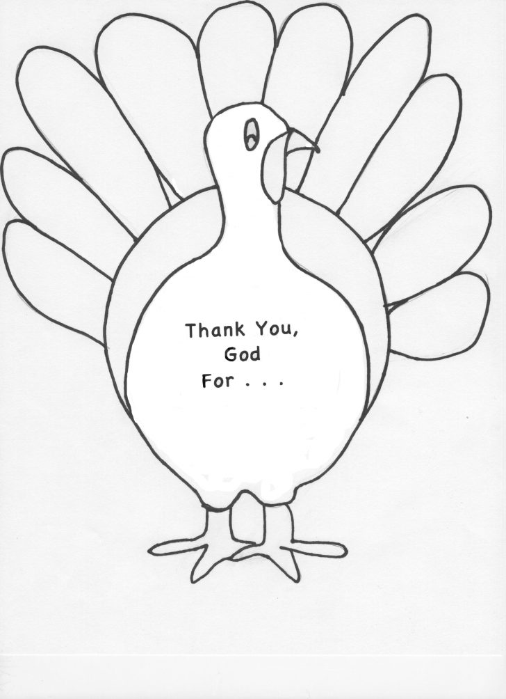 Free Printable Thanksgiving Turkey Template