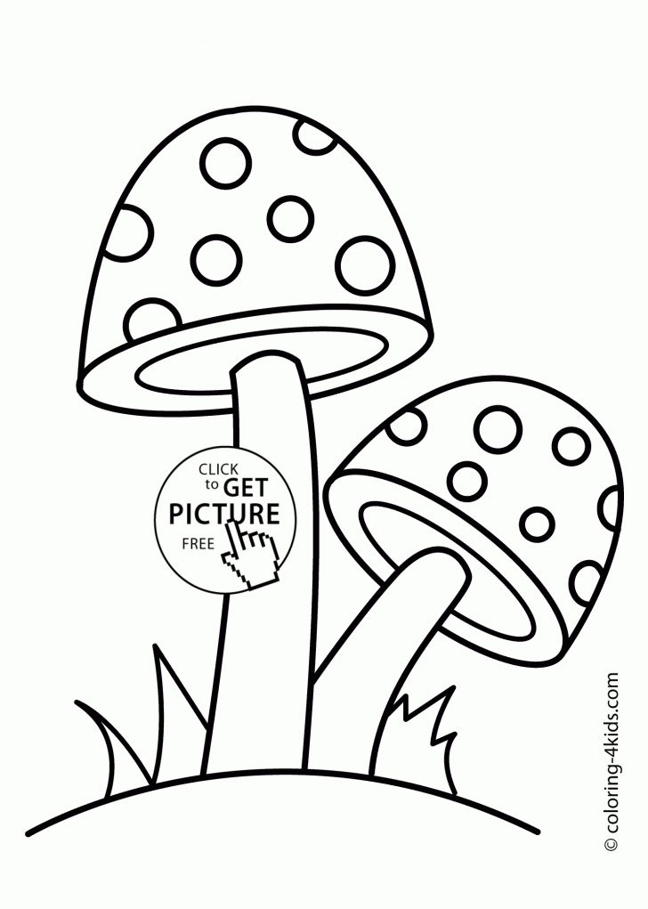 Free Printable Mushroom Coloring Pages