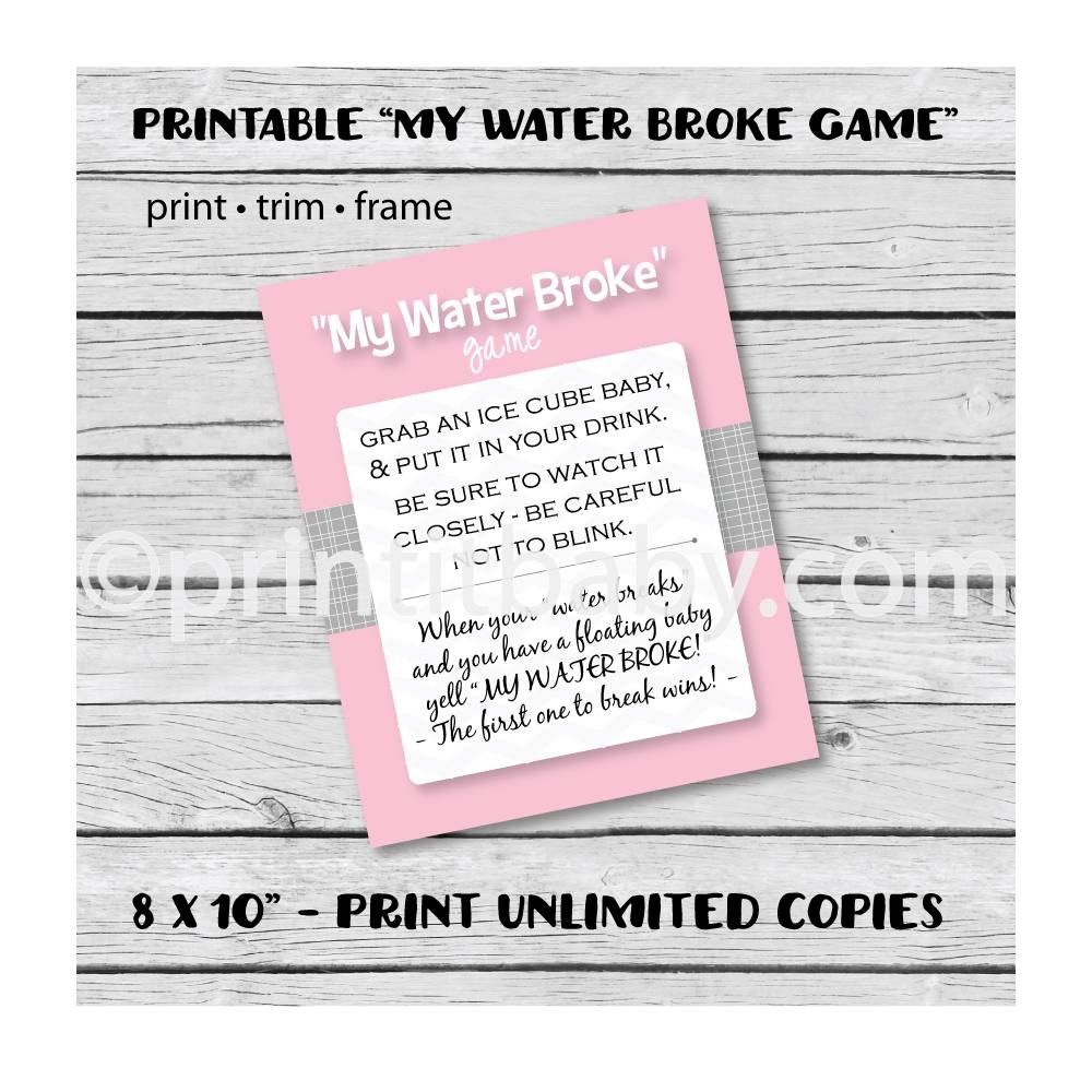 Unique Baby Shower Game Ideas (That Are Actually Fun) - Pass The Prize Baby Shower Game Free Printable